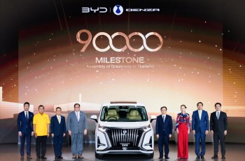 比亚迪泰国第9万辆新能源汽车交付暨泰国工厂一周年